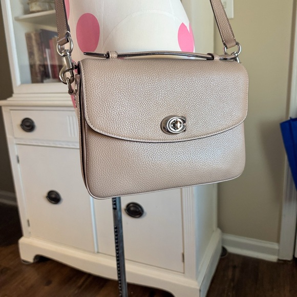 Coach Handbags - RARE Original Cassie Coach Pebble Leather Crossbody Bag in Taupe